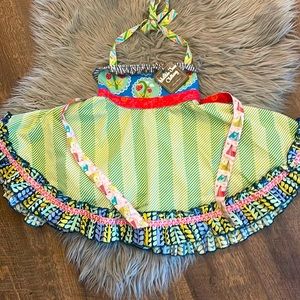 Matilda Jane knot Apron dress new with tags